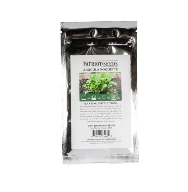 Heirloom Arugula Roquette Herb Seeds (1g) by Patriot Seeds - 图片 2