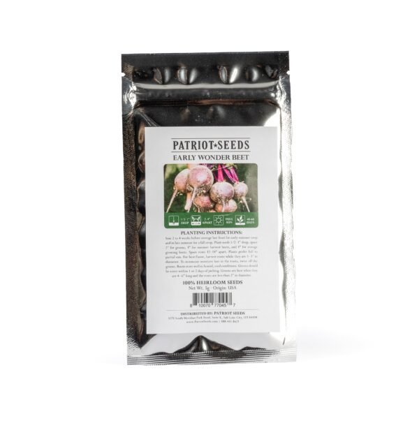Heirloom Early Wonder Tall Top Beet Seeds (5g) by Patriot Seeds - 图片 2