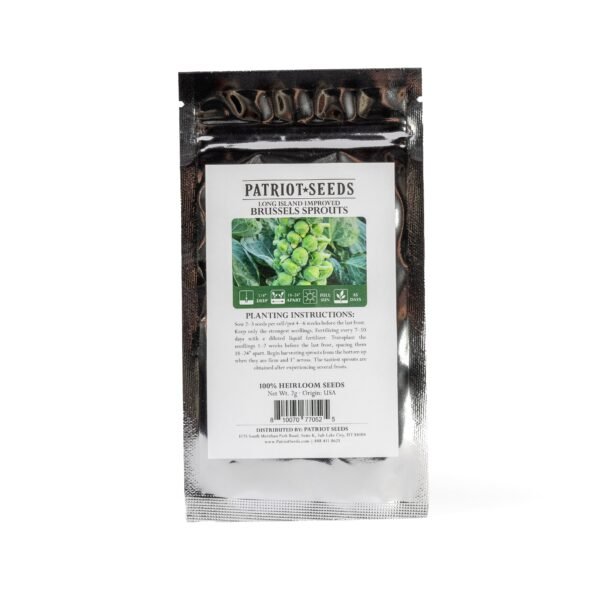 Heirloom Long Island Improved Brussels Sprouts Seeds (1g) by Patriot Seeds - 图片 2
