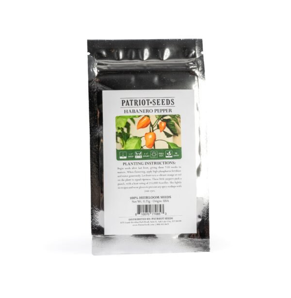 Heirloom Habanero Pepper Seeds (.25g) by Patriot Seeds - 图片 2