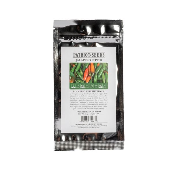 Heirloom Jalapeno Pepper Seeds (.5g) by Patriot Seeds - 图片 2