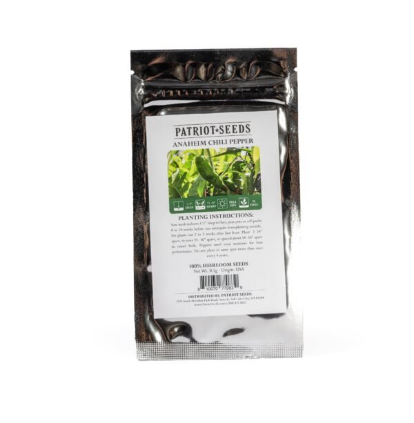 Heirloom Anaheim Chili Pepper Seeds (.5g) by Patriot Seeds - 图片 2