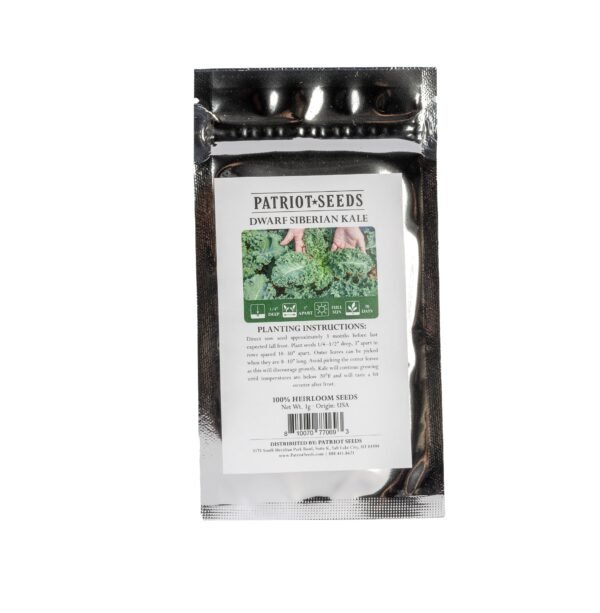 Heirloom Dwarf Siberian Kale Seeds (1g) by Patriot Seeds - 图片 2