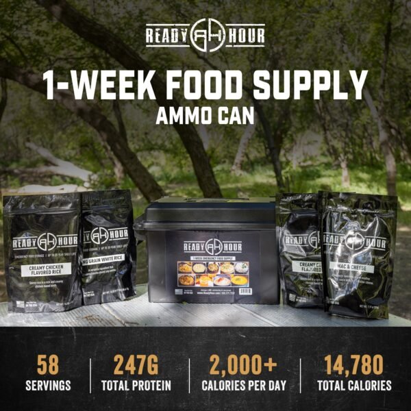 1-Week Food Supply Ammo Can (2,000+ calories/day) - 图片 2
