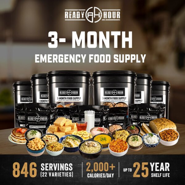 3-Month Emergency Food Supply (2,000+ calories/day) - 图片 2