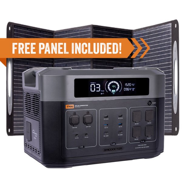 Grid Doctor 3300 w/ 200W Panel -- LP
