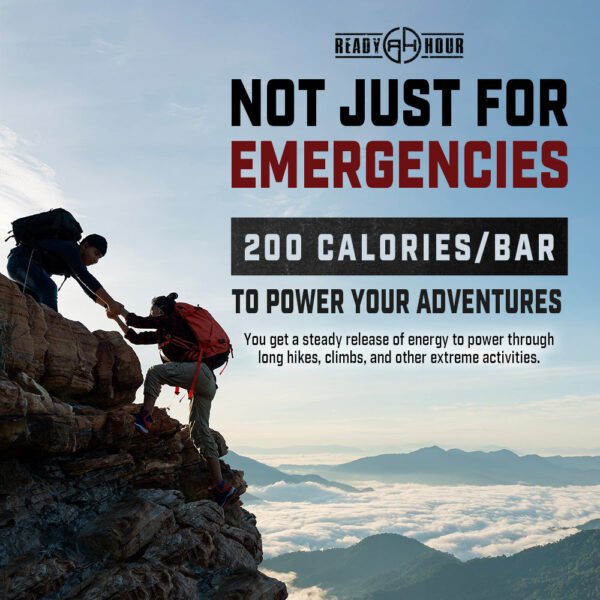 72,000 Calories Total Emergency Ration Bars by Ready Hour (30 packs, 30 day supply) - 图片 4