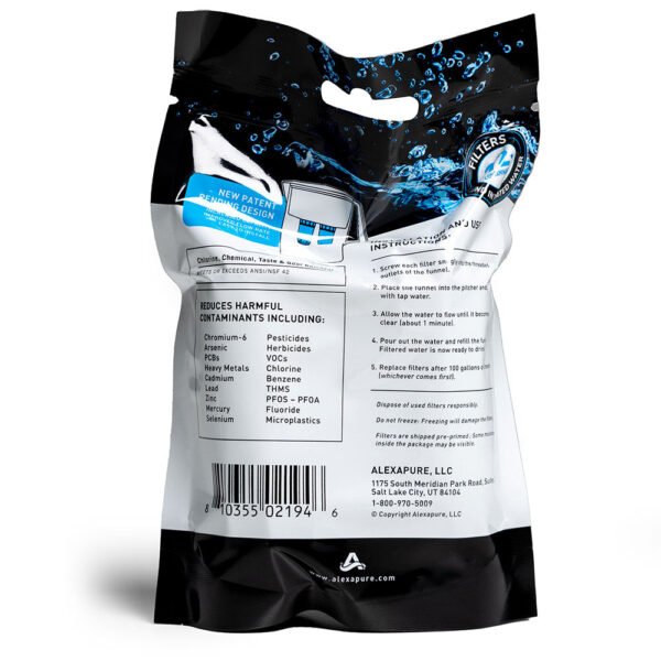 Alexapure Pitcher Genuine Replacement Water Filters - 图片 5