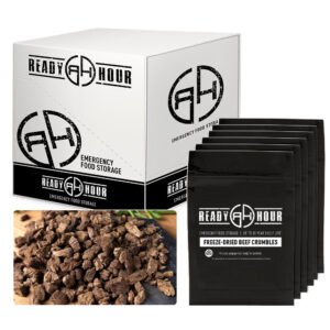 Freeze-Dried Beef Crumbles Case Pack (12 servings, 6 pk.)
