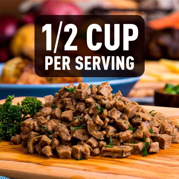 Freeze-Dried Beef Dices Case Pack (12 servings, 6 pk.) - 图片 2