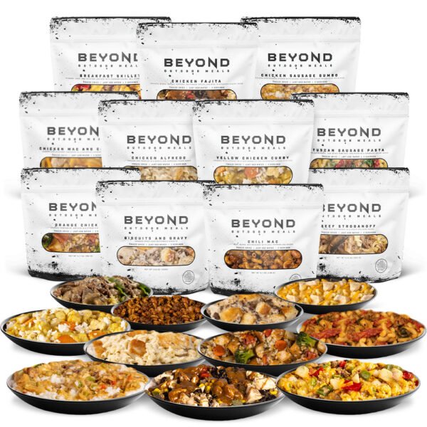 Beyond Outdoor Meals 11-pack Sampler (7,810 calories, 22 servings)