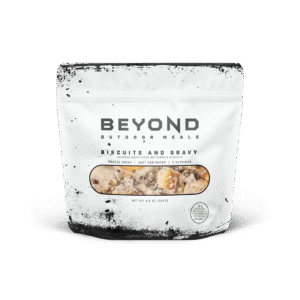 Biscuits & Gravy Pouch by Beyond Outdoor Meals (710 calories, 2 servings)