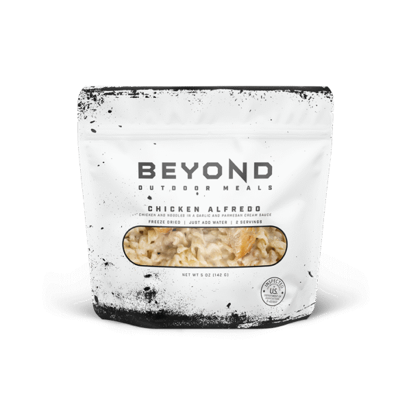 Chicken Alfredo Pouch by Beyond Outdoor Meals (710 calories, 2 servings)
