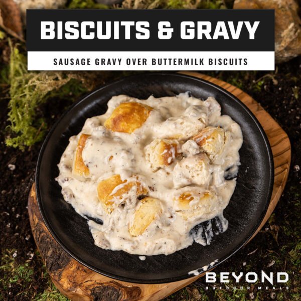 Biscuits & Gravy Pouch by Beyond Outdoor Meals (710 calories, 2 servings) - 图片 2