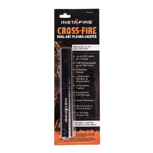 CROSS-FIRE® Dual-Arc Plasma Lighter by InstaFire (3-pack) - 图片 2