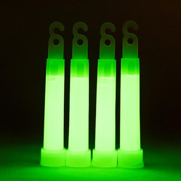 Four Pack 4" Green Light Glow Sticks - 图片 3