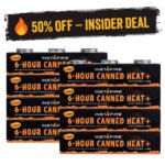 Canned Heat+ & Cooking Fuel (24 total cans) by InstaFire - Exclusive Insider 50% Off Deal
