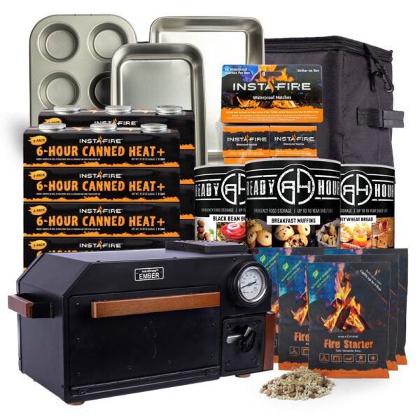 EMBER Off-Grid Biomass Oven Ultimate Kit by InstaFire