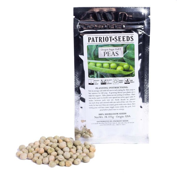 Heirloom Oregon Sugar Pod #2 Pea Seeds (28.375g) by Patriot Seeds - 图片 3