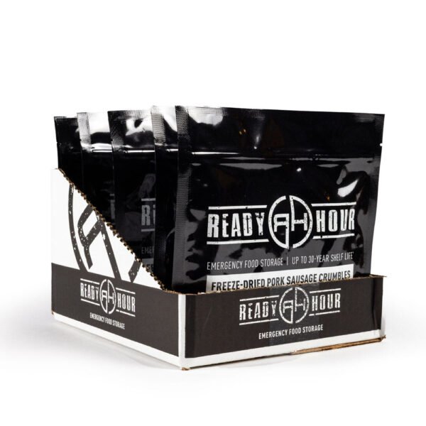 Freeze-Dried Pork Sausage Crumbles Case Pack (12 servings, 6 pack) - 图片 8