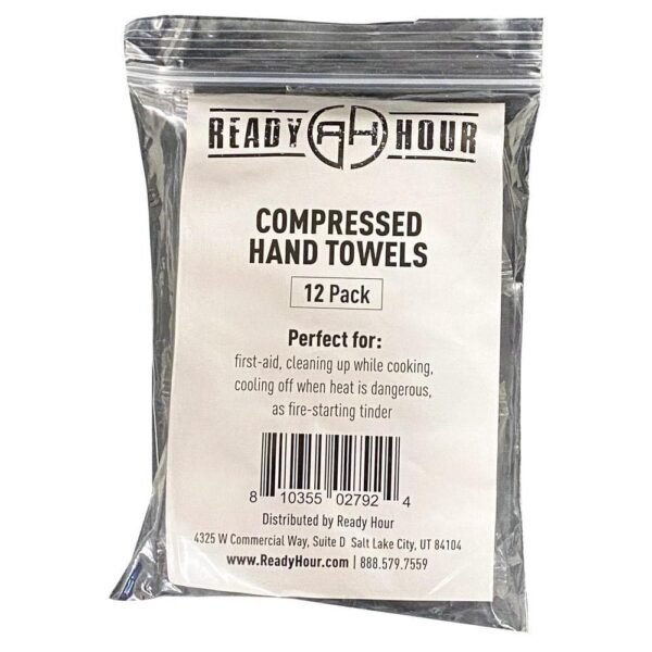 Compressed Disposable Hand Towels by Ready Hour (Twelve 12-packs, 144 towels total) - 图片 3