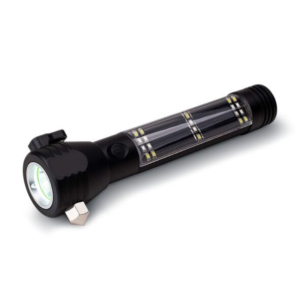 9-in-1 Multi-Function LED Solar Rechargeable Flashlight (4-pack) - 图片 3