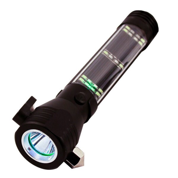9-in-1 Multi-Function LED Solar Rechargeable Flashlight (4-pack) - 图片 5