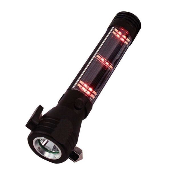 9-in-1 Multi-Function LED Solar Rechargeable Flashlight by Ready Hour - DM - 图片 5