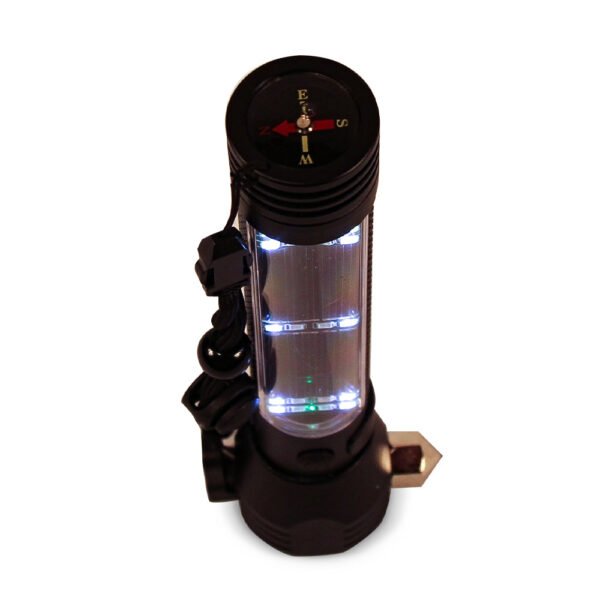 9-in-1 Multi-Function LED Solar Rechargeable Flashlight (4-pack) - 图片 7